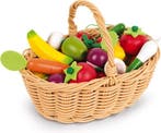 Janod In De Keuken 24 Stuks Groenten En Fruit In Mand -, Ophalen of Verzenden, Zo goed als nieuw