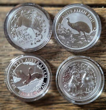 Australië, Niue. 1 Dollar, 2 Dollars 2026, 4 x 1 Oz