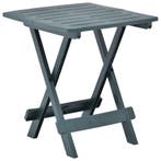 vidaXL Tuintafel inklapbaar 45x43x50 cm kunststof groen, Tuin en Terras, Tuintafels, Verzenden, Nieuw, Kunststof