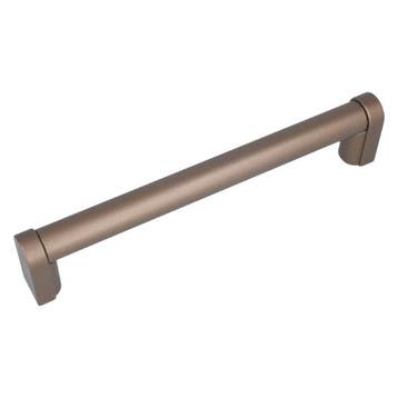 Greep buis 192 mm zamak mat brons, Verzenden, Nieuw