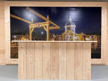 Steigerhouten Balie / Toonbank op Maat - Direct Leverbaar, Overige materialen, 75 cm of meer, Ophalen of Verzenden, Industrieel