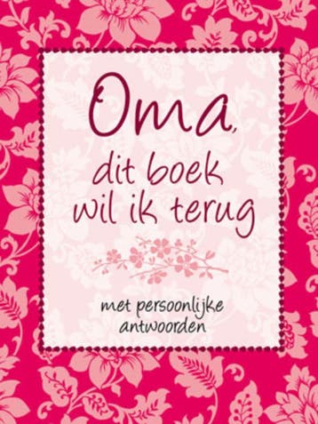 OMA DIT BOEK WIL IK TERUG - Willemijn de Weerd 9789033815607, Verzenden, Gelezen, Willemijn de Weerd