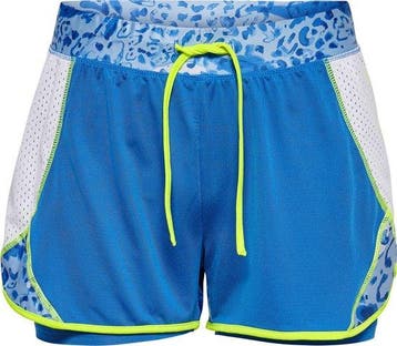 Only Play Angilia LIFE AOP TRAINING SHORTS - Blauw - Maat XL, Verzenden, Nieuw
