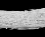 27 meter Rond elastisch koord met stoffen coating 1 mm – w, Ophalen of Verzenden, Nieuw, Draad