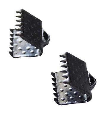 10 x Lint- of veterklemmen 6 mm – hematietkleur, Ophalen of Verzenden, Nieuw, Overige typen
