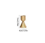 Luxe Gouden Metalen Kandelaar Elegante Tafelkandelaar, Verzenden, Nieuw
