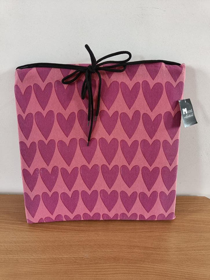In The Mood Collection Roze Zitkussen Katja 40x40x5 cm, Huis en Inrichting, Woonaccessoires | Kussens, Vierkant, Roze, Nieuw, Ophalen of Verzenden