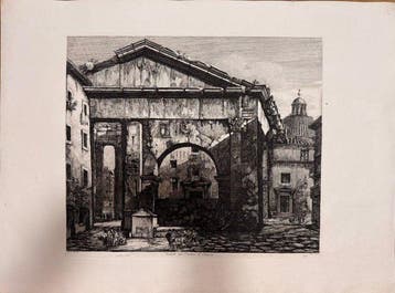 Luigi Rossini (1790–1857), after - Veduta dei Portici