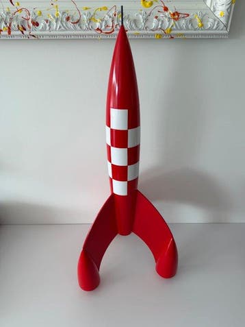 Tintin - 1 Raket Aroutcheff 67 cm met doos, Nieuw