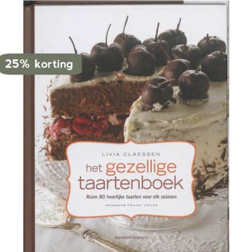 Het gezellige taartenboek 9789002240140 Livia Claessen, Boeken, Verzenden, Zo goed als nieuw, Livia Claessen
