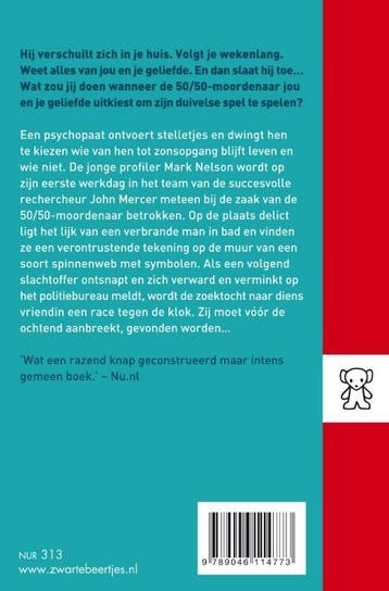 De 50/50-moorden / Zwarte beertjes / 3520 9789046114773, Verzenden, Zo goed als nieuw, Steve Mosby