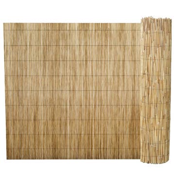 vidaXL Tuinscherm 100x1000 cm riet, Verzenden, Nieuw, 1 tot 2 meter