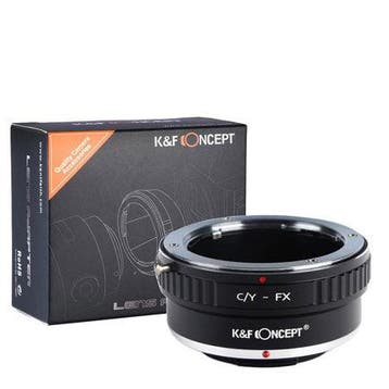 K&F Concept Lens Adapter - ContaxYashica  FujiX Adapter -, Verzenden, Nieuw