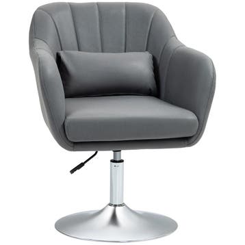 TRUUSK Fauteuil Loungefauteuil - Met Armleuning en Lendenkus, Verzenden, Nieuw