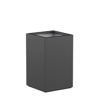 Polyester plantenbak 50x50x80cm - Met bodem, Kunststof, Minder dan 60 cm, Vierkant, Nieuw