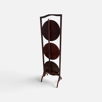 Cake stand - Bijzettafel - Mahonie