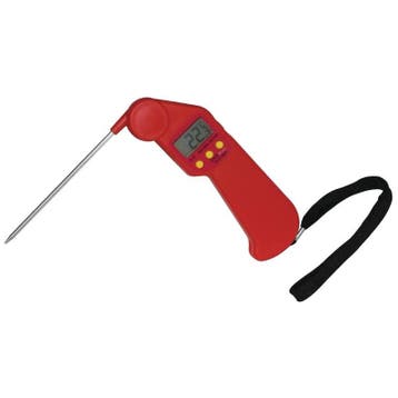 Vlees thermometer rood -50°C tot +300°C., Verzenden, Nieuw in verpakking