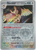 Noctowl 115/142 Reverse Holo Stellar Crown, Ophalen of Verzenden, Nieuw, Losse kaart, Foil