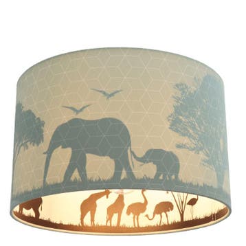 Mint dieren kinderkamer plafondlamp Safari, Binnenzijde, Kinderen en Baby's, Kinderkamer | Inrichting en Decoratie, Ophalen of Verzenden