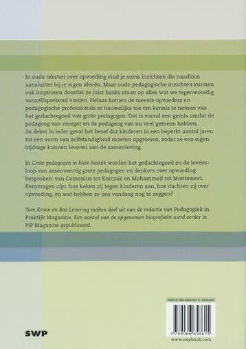 Grote pedagogen in klein bestek 9789066658615, Verzenden, Gelezen