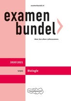 Examenbundel vwo Biologie 20202021 9789006781571, Zo goed als nieuw
