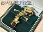 Decoratief ornament - Swarovski - Clown / Nar Speld -, Antiek en Kunst, Curiosa en Brocante