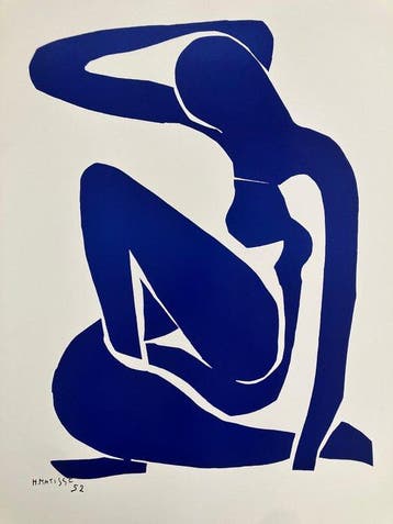 Henri Matisse (after) - Nu Bleu I