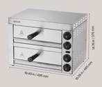 Elektrische Pizza Oven 12 inch RVS Timer Horeca Thuis, Witgoed en Apparatuur, Ovens, Verzenden, Nieuw