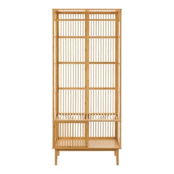[en.casa] Halmeubel Vemb 185x80x45 cm bamboe, Verzenden, Nieuw