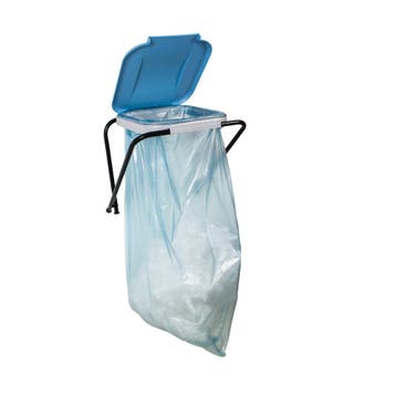 Practo Home vuilniszakhouder muurmodel 60-130 ltr - zwart, Verzenden, Nieuw