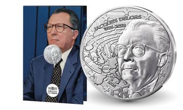 Officiële zilveren 10 euro Jacques Delors, Postzegels en Munten, Verzenden