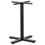 Tafelonderstel | CROSS | Metaal | Zwart | 580x580x725(h)mm, Verzenden, Nieuw in verpakking