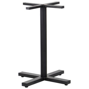 Tafelonderstel | CROSS | Metaal | Zwart | 580x580x725(h)mm, Verzenden, Nieuw in verpakking