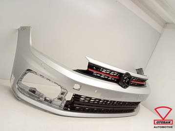 VW Polo 2g 17-21 GTi Voorbumper + Grille Grill Origineel!, Ophalen, Gebruikt, Volkswagen, Bumper