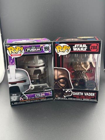 Funko - Funko Pop - Darth Vader; Cylon, Antiek en Kunst