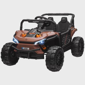 Elektrische Kinder Buggy Bruin met Afstandsbediening - 2 Mot, Verzenden, Nieuw