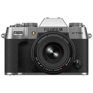 Fujifilm X-T50 Zilver + XF 16-50mm, Audio, Tv en Foto, Fotocamera's Digitaal, Ophalen of Verzenden, Nieuw, Overige typen, Fujifilm