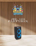 JBL 100 Partybox huren – Bluetooth speakerset – €30 p/dag, Hobby en Vrije tijd, Feestartikelen | Verhuur, Zo goed als nieuw