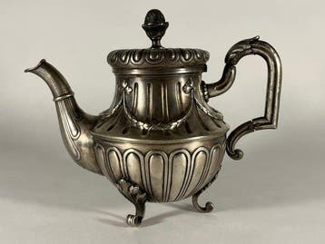 Theepot - .875 (84 Zolotniki) zilver - Rusland