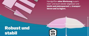 Picknicktafel voor Kinderen Roze met Parasol (Voor in Huis), Verzenden, Nieuw