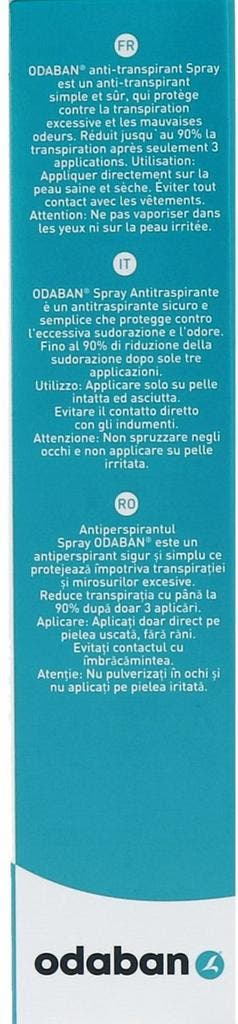 Odaban Anti-Transpirant Spray - 30 ml, Audio, Tv en Foto, Ophalen of Verzenden, Zo goed als nieuw