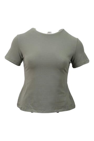 Organic Basics T-shirt in maat XL Groen, Kleding | Dames, T-shirts, Organic Basics, Verzenden, Zo goed als nieuw, Groen