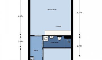 Te Huur 2 Kamer Appartement Eikenhorst In Alphen aan den Rij, Huizen en Kamers, Huizen te huur, Direct bij eigenaar,  Alphen aan den Rijn