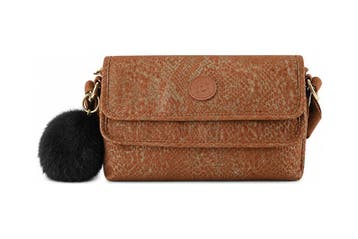 Kipling Handtas Bruin, Verzenden, Zo goed als nieuw, Bruin