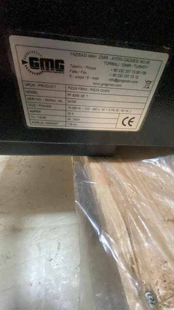 pizza Dubbele Deck Oven, Zakelijke goederen, Horeca | Keukenapparatuur, Ophalen of Verzenden, Gebruikt