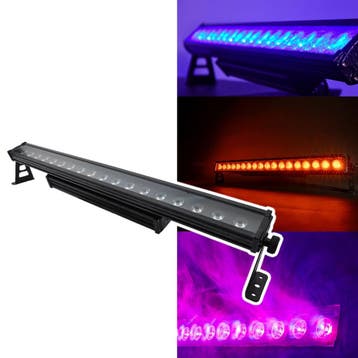 Citronic Aqua-Bar: Waterdichte RGBWA/UV LED-bar Met 18 X 18W, Verzenden, Nieuw, Overige typen