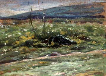Enric Galwey García (1864-1931) - Paisaje al atardecer