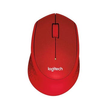 Logitech M330 Silent Plus Red, Verzenden, Zo goed als nieuw