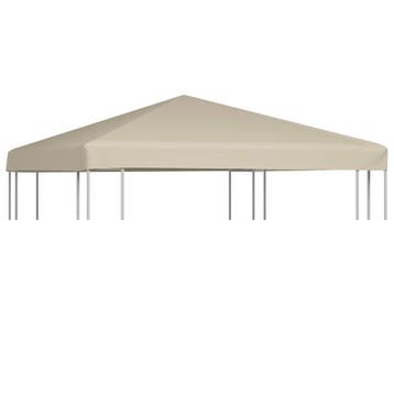 vidaXL Prieeldak 310 g/m² 3x3 m beige, Verzenden, Nieuw, Tot en met 2