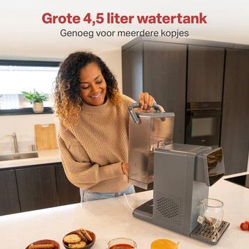 2dekans | AoraKitchen Heetwaterdispenser - 4.5L - Kunststof, Witgoed en Apparatuur, Waterkokers, Ophalen of Verzenden, Zo goed als nieuw